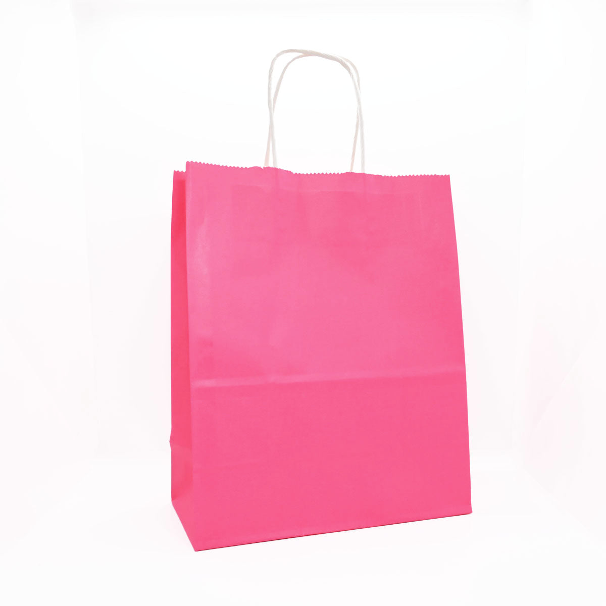 12 Bolsas Colores Kraft 22x27x11cm Boutique Cumpleaños Color: Rosa –  Papelería La Plaza