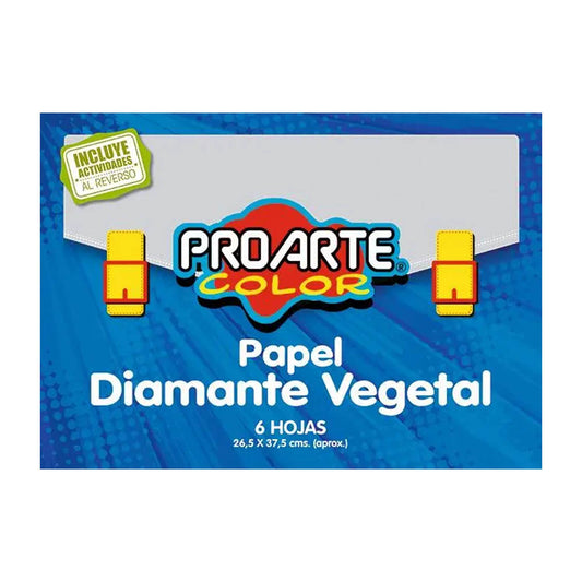 Carpeta Block Papel Diamante Vegetal Proarte