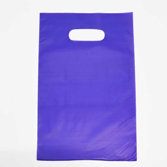 Bolsa Boutique Plástica 15x25 Colores 50 Unidades Color: Morado