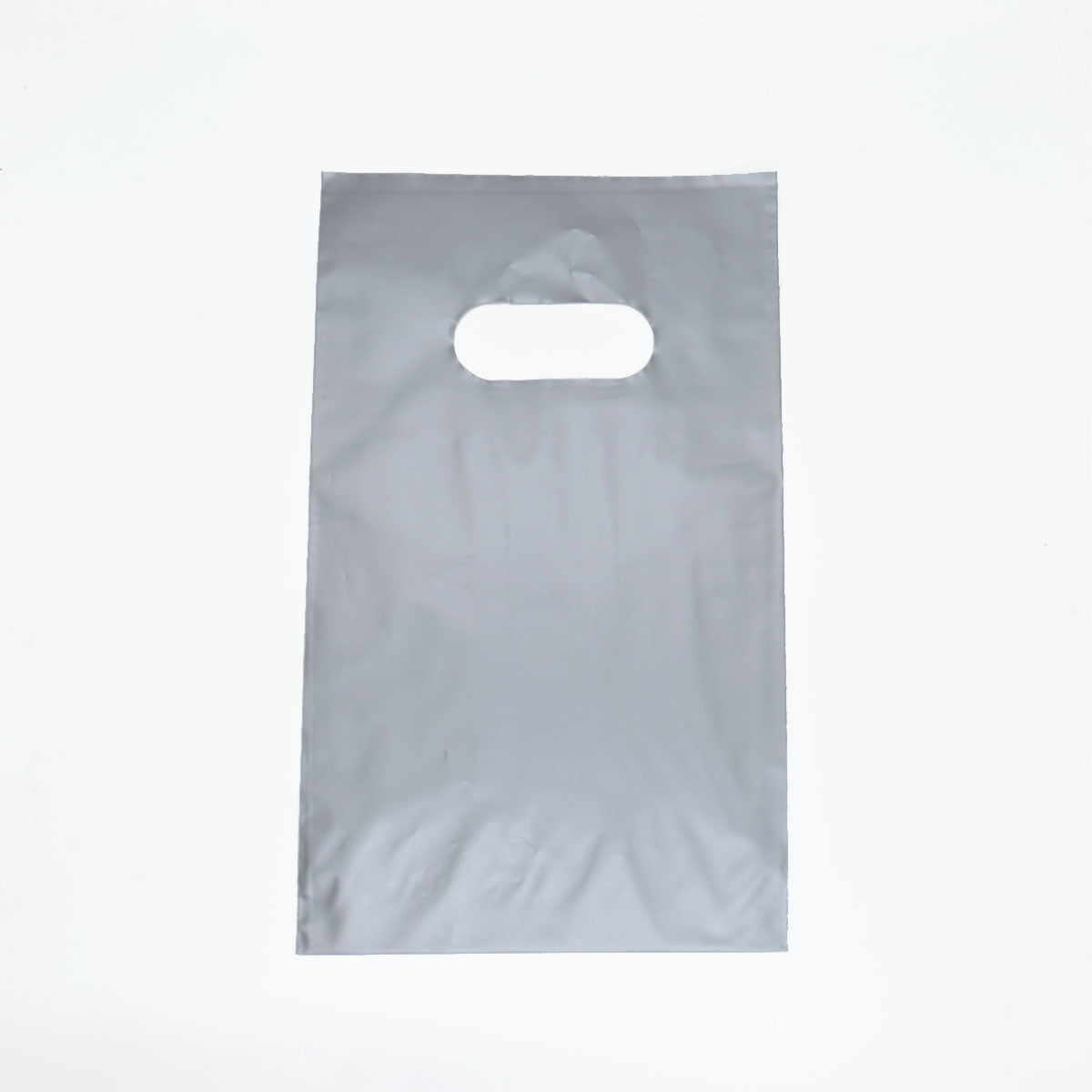 Bolsa Boutique Plástica 40x50 Colores 50 Unidades Color: Plateado