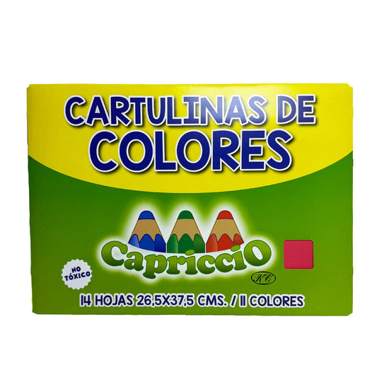 Carpeta Block Cartulinas de Colores Capriccio