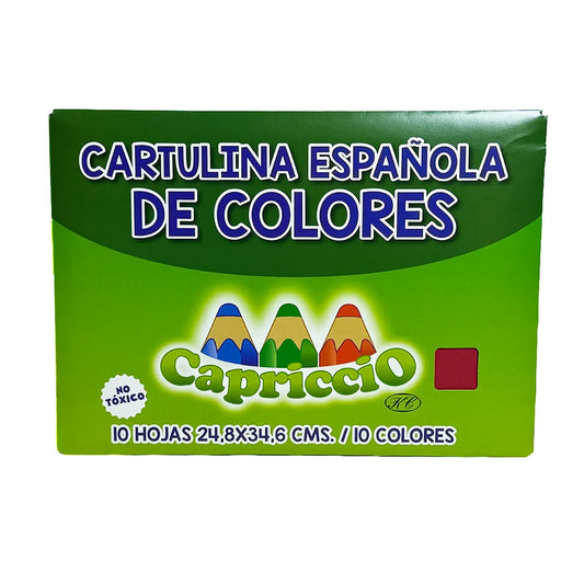 Carpeta Block Cartulinas de Colores Española Capriccio