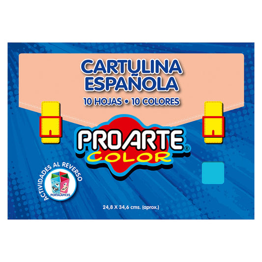 Carpeta Block Cartulinas de Colores Española Proarte