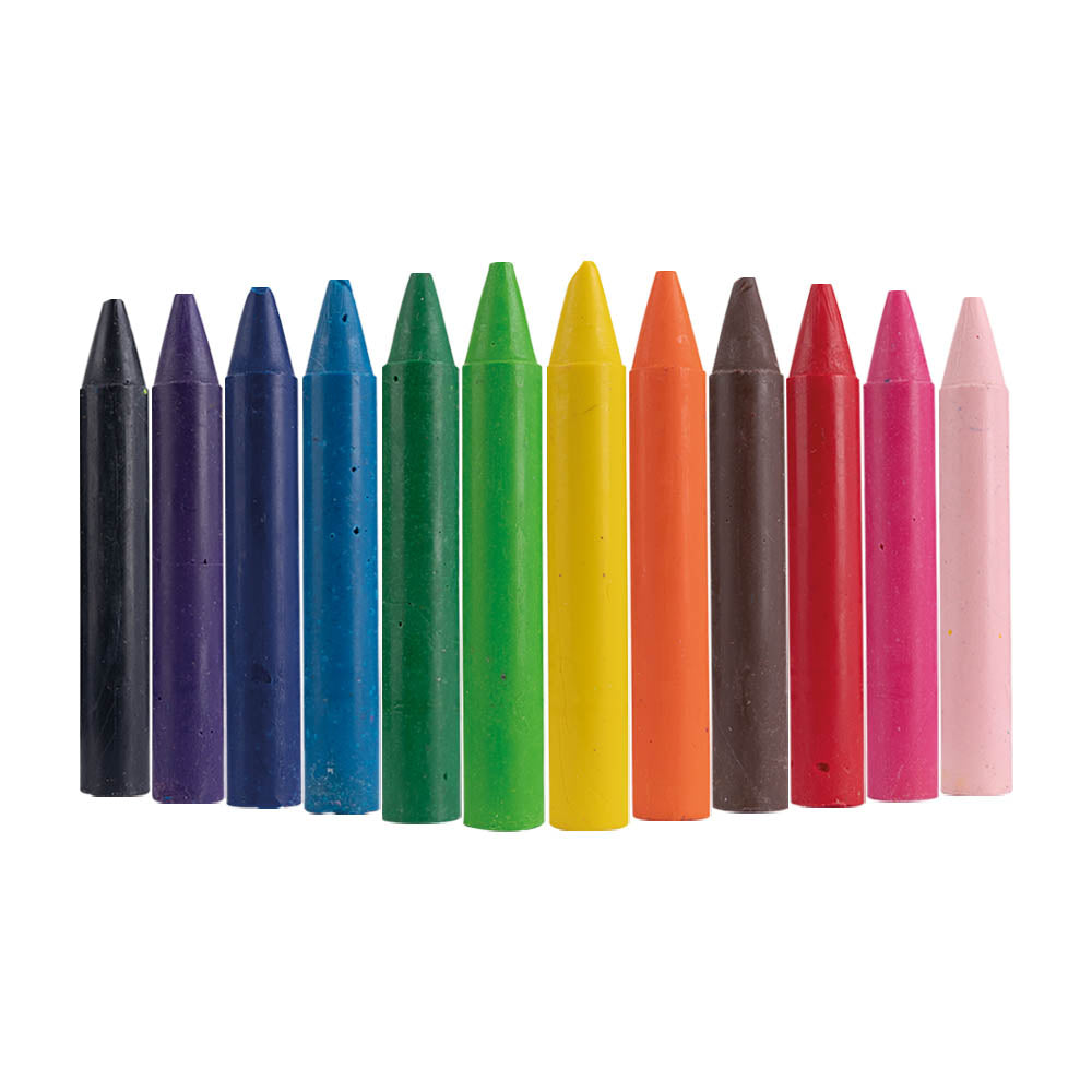 Lápices de Cera Adix 12 Colores Redondos