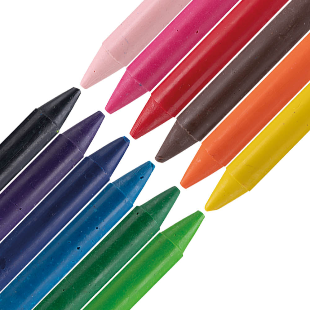 Lápices de Cera Adix 12 Colores Redondos