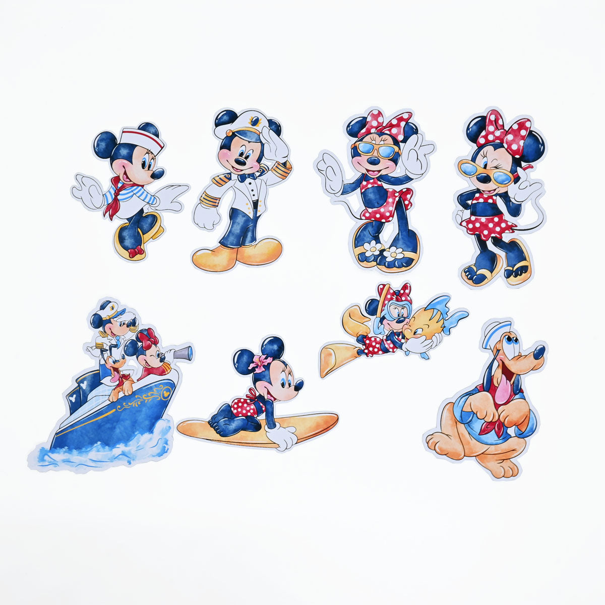 Stickers Disney Personajes Pegatinas 8 Unidades