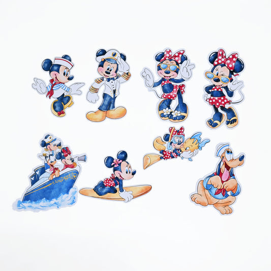 Stickers Disney Personajes Pegatinas 8 Unidades