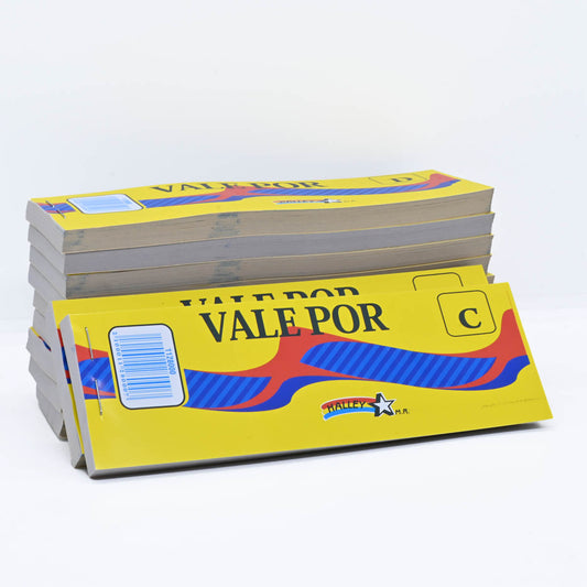 Talonario Vale por 100 hojas Marca Halley