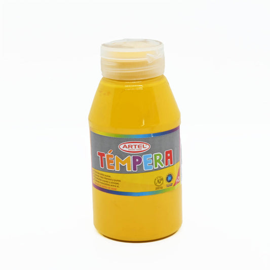 Frasco Artel 250 Ml Témpera Amarillo Medio N°75