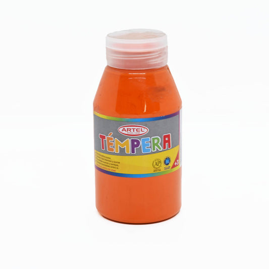 Frasco Artel 250 Ml Témpera Naranja N°77