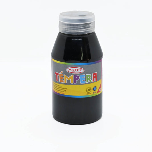 Frasco Artel 250 Ml Témpera Negro N°21